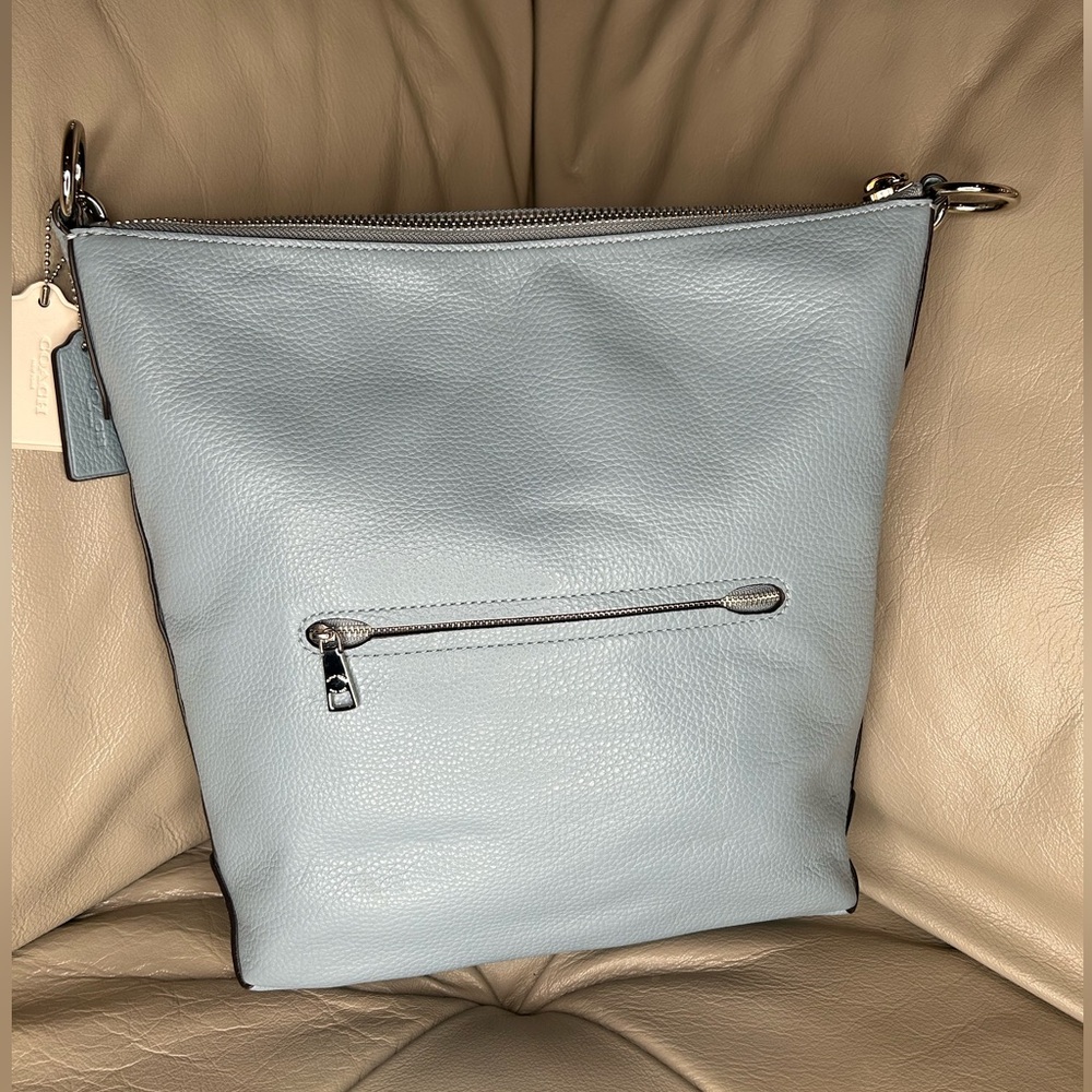 Coach WOMENS ABBY DUFFLE SHOULDER BAG PALE BLUE - Picture 6 of 15